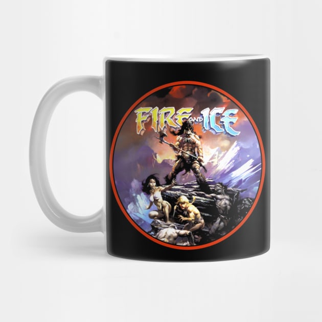 Fire and Ice (Black Print) by Miskatonic Designs